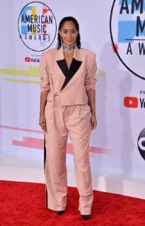 Actress Tracee Ellis Ross arrives for the 46th annual American Music Awards at the Microsoft Theater in Los Angeles on October 9, 2018.  LAP20181009024 JIMxRUYMEN
