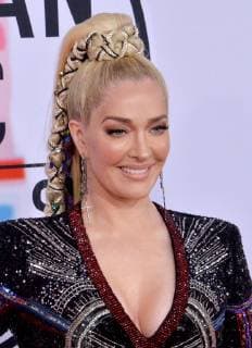 Singer Erika Jayne arrives for the 46th annual American Music Awards at the Microsoft Theater in Los Angeles on October 9, 2018.  LAP20181009075 JIMxRUYMEN