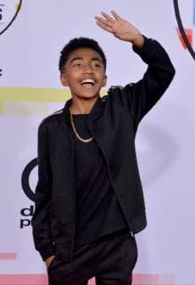 Actor Miles Brown arrives for the 46th annual American Music Awards at the Microsoft Theater in Los Angeles on October 9, 2018.  LAP20181009118 JIMxRUYMEN