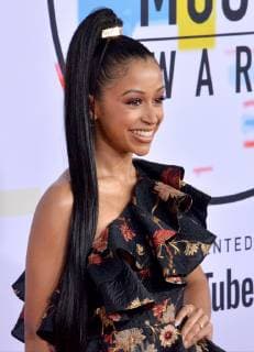 Actress Liza Koshy arrives for the 46th annual American Music Awards at the Microsoft Theater in Los Angeles on October 9, 2018.  LAP20181009136 JIMxRUYMEN