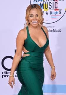 Singer Charisse Mills arrives for the 46th annual American Music Awards at the Microsoft Theater in Los Angeles on October 9, 2018.  LAP20181009123 JIMxRUYMEN