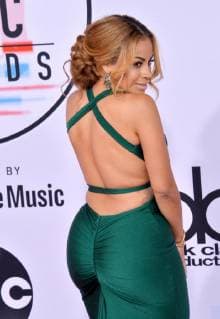 Singer Charisse Mills arrives for the 46th annual American Music Awards at the Microsoft Theater in Los Angeles on October 9, 2018.  LAP20181009124 JIMxRUYMEN