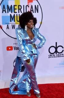Singer Amara La Negra arrives for the 46th annual American Music Awards at the Microsoft Theater in Los Angeles on October 9, 2018.  LAP20181009130 JIMxRUYMEN