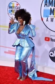 Singer Amara La Negra arrives for the 46th annual American Music Awards at the Microsoft Theater in Los Angeles on October 9, 2018.  LAP20181009135 JIMxRUYMEN