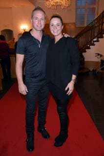Mitch Keller mit Ehefrau Alexandra Keller Deutscher Tierschutzpreis 2018 im Meistersaal am Potsdamer Platz in Berlin am 09.10.2018