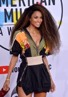 Singer Ciara arrives for the 46th annual American Music Awards at the Microsoft Theater in Los Angeles on October 9, 2018.  LAP20181009432 JIMxRUYMEN