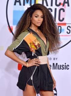 Singer Ciara arrives for the 46th annual American Music Awards at the Microsoft Theater in Los Angeles on October 9, 2018.  LAP20181009435 JIMxRUYMEN