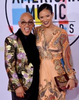 Rickey Minor and Rachel Montez Minor arrive for the 46th annual American Music Awards at the Microsoft Theater in Los Angeles on October 9, 2018.  LAP20181009494 JIMxRUYMEN