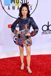 Actress Constance Wu arrives for the 46th annual American Music Awards at the Microsoft Theater in Los Angeles on October 9, 2018.  LAP20181009512 JIMxRUYMEN