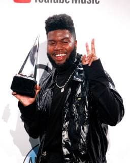 LOS ANGELES, CA - OCTOBER 09: Khalid, winner of the Favorite Male Artist - Soul R&B award, poses in the press room during the 2018 American Music Awards at Microsoft Theater on October 9, 2018 in Los Angeles, California. (Photo by imageSPACE MediaPunch) Copyright: ximageSPACE MediaPunchx