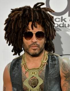 Singer Lenny Kravitz appears backstage during the 46th annual American Music Awards at the Microsoft Theater in Los Angeles on October 9, 2018.  LAP20181009542 JIMxRUYMEN