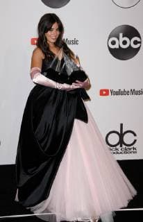 LOS ANGELES, CA - OCTOBER 09: Camila Cabello, winner of the New Artist of the Year presented by Capital One Savor Card award poses in the press room during the 2018 American Music Awards at Microsoft Theater on October 9, 2018 in Los Angeles, California. (Photo by imageSPACE MediaPunch) Copyright: ximageSPACE MediaPunchx