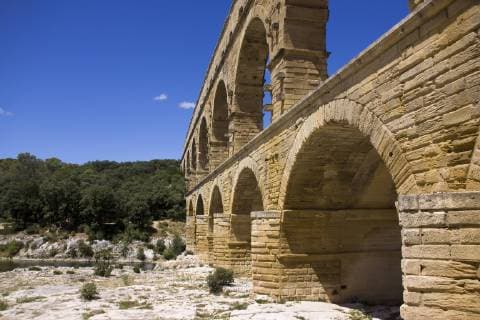 Le Pont du Gard in den Cevennen, Frankreich, Cevennen Le pont du gard at Cevennen, France, Cévennes BLWS499942 Copyright: xblickwinkel AGAMI T.xDoumax