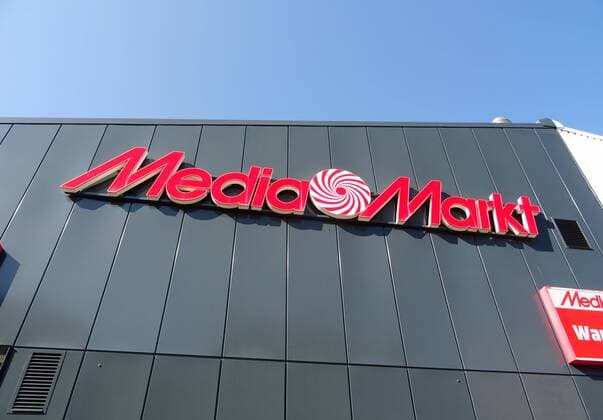 10.09.2018 Aargau Schweiz. Im Bild : Logo Schriftzug Media Markt. Ladenkette