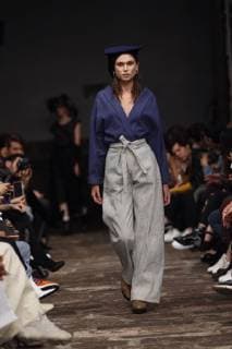 A model presents a creation by the Mexican designer Guillermo Jester during Mercedez-Benz Fashion Week Mexico City, in Mexico City, Mexico, 11 October 2018. Mercedez-Benz Fashion Week in Mexico City !ACHTUNG: NUR REDAKTIONELLE NUTZUNG!  Copyright: xSashenkaxGutierrezx CMX01 20181012-636749131607850381