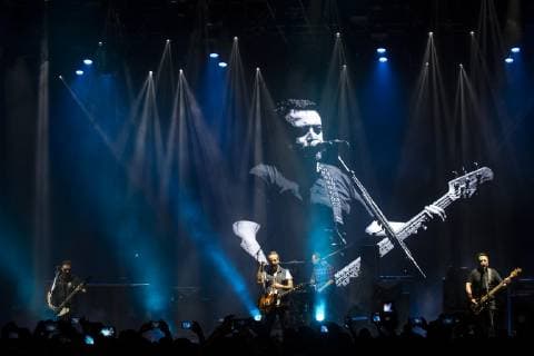Mexican rock band Molotov performs on stage during the XLVI International Cervantino Festival (FIC), held in the Mexican city of Guanajuato, Mexico, 11 October 2018. The festival has as a guest country to India. EFE Francisco Guasco The Cervantino International Festival continues in the state of Guanajuato !ACHTUNG: NUR REDAKTIONELLE NUTZUNG!  Copyright: xFranciscoxGuascox MEX064 20181012-636749177376609929