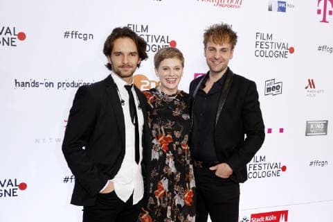Gast, Nadja Felk und Fabian Philipp bei der Verleihung der Film Festival Cologne Awards 2018 auf dem 28. Film Festival Cologne im Filmpalast. Köln, 12.10.2018