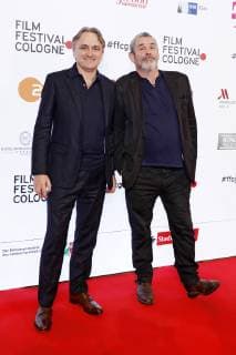 Chris Martin und Paul Conroy bei der Verleihung der Film Festival Cologne Awards 2018 auf dem 28. Film Festival Cologne im Filmpalast. Köln, 12.10.2018