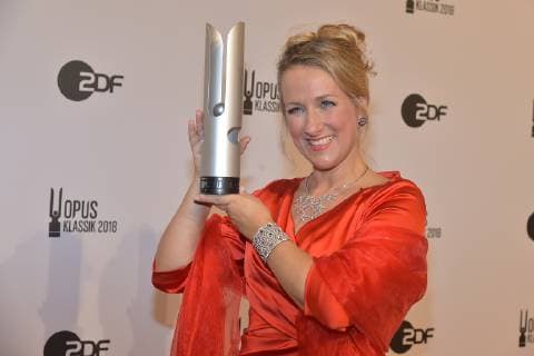 Diana Damrau, Saengerin des Jahres Preistraeger zum 1. OPUS KLASSIK AWARD im Konzerthaus am GendarmenMarkt in Berlin am 14.10.2018