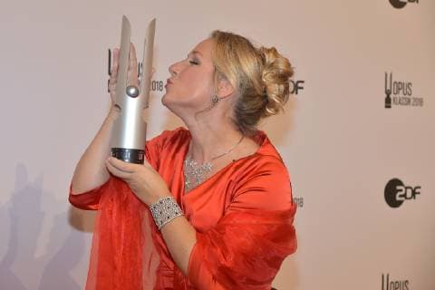 Diana Damrau, Saengerin des Jahres Preistraeger zum 1. OPUS KLASSIK AWARD im Konzerthaus am GendarmenMarkt in Berlin am 14.10.2018