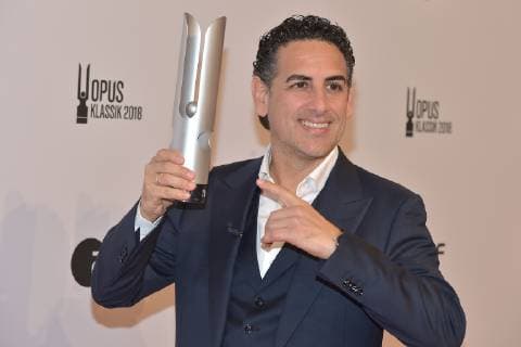 1. Opus Klassik Award Juan Diego Fl—rez, Opernsaenger, Saenger des Jahres Preistraeger zum 1. OPUS KLASSIK AWARD im Konzerthaus am GendarmenMarkt in Berlin am 14.10.2018