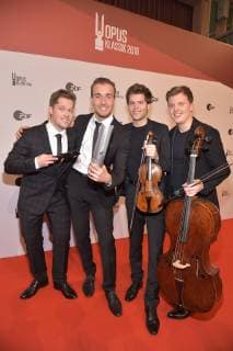 4 Times Baroque , Musiker Instrumental, Kategorie: Nachwuchskuenstler (gem. Ensemble) Preistraeger zum 1. OPUS KLASSIK AWARD im Konzerthaus am GendarmenMarkt in Berlin am 14.10.2018