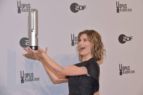 Lisa Batiashvili, Violinistin, Konzerteispielung Preistraegerin zum 1. OPUS KLASSIK AWARD im Konzerthaus am GendarmenMarkt in Berlin am 14.10.2018