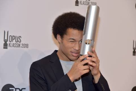 Sheku Kanneh-Mason, Nachwuchskuenstler, Cello Preistraeger zum 1. OPUS KLASSIK AWARD im Konzerthaus am GendarmenMarkt in Berlin am 14.10.2018