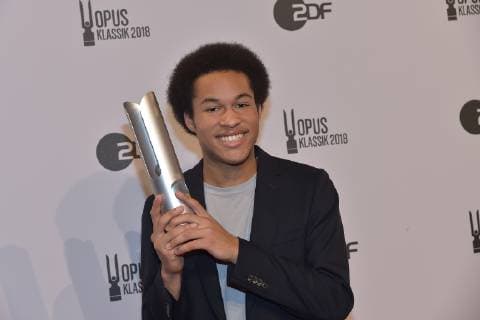 Sheku Kanneh-Mason, Nachwuchskuenstler, Cello Preistraeger zum 1. OPUS KLASSIK AWARD im Konzerthaus am GendarmenMarkt in Berlin am 14.10.2018