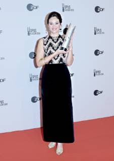 Entertainment Bilder des Tages 14.10.2018, xlakx, Musik Pop , Opus Klassik 2018 Berlin emspor, v.l. Regula Mühlemann mit dem Preis in der Hand bei der Verleihung der Opus Klassik 2018 im Konzerthaus Berlin. Berlin, 14.10.2017 Musik Pop ,Opus Klassik 2018 Berlin