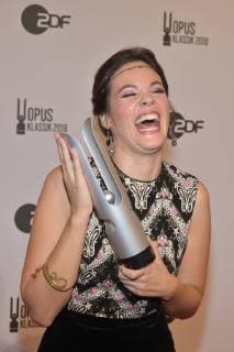 Regula Muehlemann Sopranistin, Nachwuchskuenstlerin, Gesang Preistraegerin zum 1. OPUS KLASSIK AWARD im Konzerthaus am GendarmenMarkt in Berlin am 14.10.2018