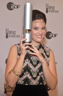 Regula Muehlemann Sopranistin, Nachwuchskuenstlerin, Gesang Preistraegerin zum 1. OPUS KLASSIK AWARD im Konzerthaus am GendarmenMarkt in Berlin am 14.10.2018