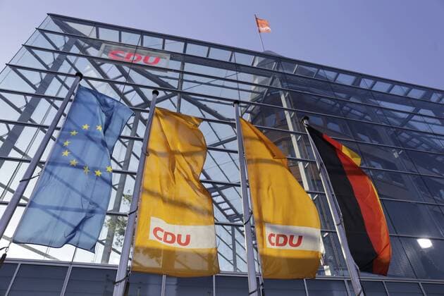 Deutschland, Berlin, Konrad-Adenauer-Haus, CDU-Bundesgeschäftsstelle. Wahlabend zur Landtagswahl in Bayern, 14.10.2018