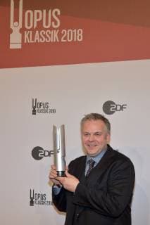 1. Opus Klassik Award Hinrich Alpers, Pianist , Kuss Quartett Preistraeger zum 1. OPUS KLASSIK AWARD im Konzerthaus am GendarmenMarkt in Berlin am 14.10.2018