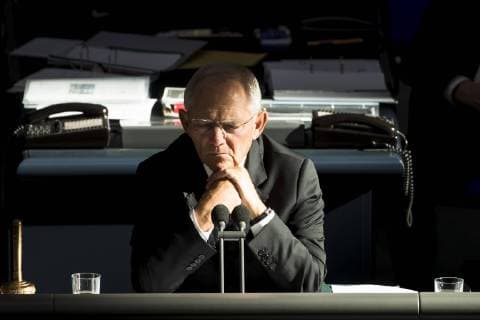 News Themen der Woche KW42 News Bilder des Tages Bundestagspraesident Wolfgang Schaeuble waehrend der 57. Sitzung im Bundestag am 17. Oktober 2018. Plenarsitzung im Bundestag *** Bundestag President Wolfgang Schaeuble during the 57th session of the Bundestag on 17 October 2018 Plenary Session in the Bundestag