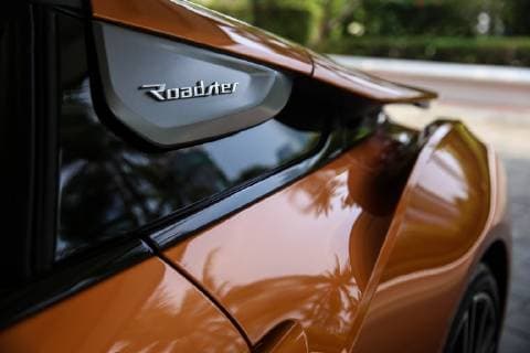 October 17, 2018 - Jakarta, Indonesia - BMW i8 Roadster displayed during a media preview in Jakarta, Indonesia on Wednesday, October 17, 2018. Jakarta Indonesia - ZUMAn230 20181017_zaa_n230_139 Copyright: xAndrewxLotulungx