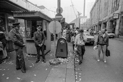 Ende der DDR 19900317DE Erste Freie Volkskammerwahl der DDR in Leipzig Eindrücke
