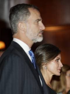 DAVID S BUSTAMANTE 18 10 2018 OVIEDO PRINCIPALITY OF ASTURIAS King Felipe VI and Queen Letizia preside over the welcome concert of the Princess of Asturias Awards 2018 Spanish Kings Felipe VI and Queen Letizia during the celebration of the 27th edition of the concert of the Princess of Asturias Awards 2018 in Oviedo on Thursday 18 October 2018  Â©xDavidxS.xBustamante