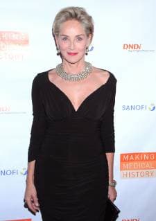 NEW YORK, NY - OCTOBER 24: Sharon Stone at the Drugs for Neglected Diseases Initiative Inaugural Making Medical History Gala at the Bowery Hotel in New York City on October 24, 2018. Copyright: xRWx
