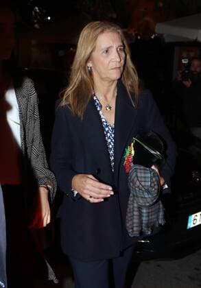 Infant Elena Infant Cristina and Victoria Federica Marichalar at musical The doctor in Madrid on Wednesday 24 October 2018  EuropaxPress