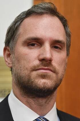 Zdenek Hrib (Pirates; pictured) will be Prague mayor and the leaders of the Prague to Itself movement (Jan Cizinsky) and the Joint Forces for Prague (Jiri Pospisil) will not join the Prague Council, representatives of the three groupings that formed a coalition told journalists on October 25, 2018, in Prague, Czech Republic. (CTKxPhoto MIchalxKamaryt) CTKPhotoP201810251288401  kmt 12 K