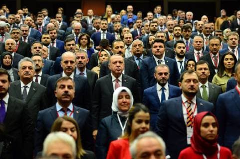 News Themen der Woche KW43 News Bilder des Tages President of Turkey and leader of the Justice and Development Party (AK Party) Recep Tayyip Erdogan delivers a speech during AK Party s extended meeting of provincial heads in Ankara, Turkey on October 26, 2018. (  Copyright: DepoxPhotos 16156983