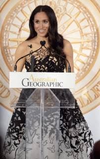 Meghan et Harry lors du Australian Geographical Society Awards For Excellence . PAP10182033 MEGHAN MARKLE AND PRINCE HARRY attend Australian Geographical Society Awards For Excellence. 231662 2018-10-26 NSW Sydney Australie  Copyright: xPapixsx xStarfacex STAR_231662_016