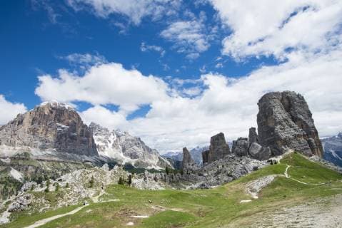 View Of The Cinque Torri Area In The Dolomites, Italy, Not Applicable Belluno Italy Copyright: MarcosxFerro FEMR000433