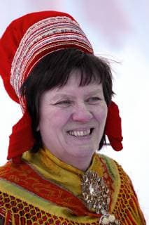Boazo Siida Sami camp. One of the few aboriginal tribes of Europe that has not succumbed to uniformity, although most are no longer nomads, Sapmi Lapland Norway Copyright: DavidxSantiagoxGarcia GADA002981