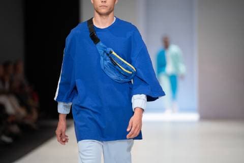 A model walking the runway during the VIRTUE SA Fall 2019 show during South African Fashion Week - Oct 26, 2018 - SAFW: VIRTUE SA Fall 2019, Johannesburg South Africa  Copyright: xHenryxMarshx h_00562829