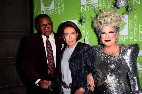 October 29, 2018 - New York, New York, U.S. - WYNTON MARSALIS, MICA ERTEGUN, BETTE MIDLER attend Bette Midler s New York Restoration Project 22nd Annual Hulaween Event,.Cathedral of NYC.October 29, 2018.Photos by , Photos Inc New York U.S. - ZUMAms4_ 20181029_zaf_ms4_029 Copyright: xSoniaxMoskowitzx