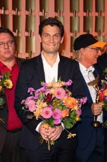 Christian Ehring, Otto Waalkes, Bayerischer Kabarettpreis 2018 im Muenchener Lustspielhaus in Muenchen am 29.10.2018