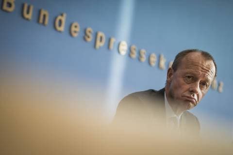 News Themen der Woche KW44 News Bilder des Tages Friedrich Merz, CDU stellt sich am Mittwoch (31.10.18) in Berlin in der Bundespressekonferenz den Fragen der Journalisten *** Friedrich Merz CDU answers journalists questions at the Federal Press Conference on Wednesday 31 10 18 in Berlin