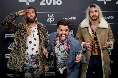 The members of the music band Bombai arrive at the annual Los 40 Music Awards gala, at the Wizink Center, in Madrid, Spain, 02 November 2018. Los 40 Music Awards in Madrid !ACHTUNG: NUR REDAKTIONELLE NUTZUNG!  Copyright: xLucaxPiergiovannix GRAF215 20181102-636767920856822867